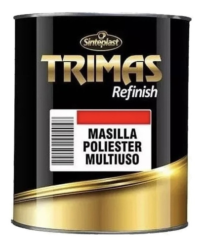 Masilla Plástica Trimas X 1kg. Multiuso Auto/metal