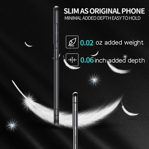 Funda Ultras Fina Rigida Para Xiaomi Redmi 6a Negro Lisa