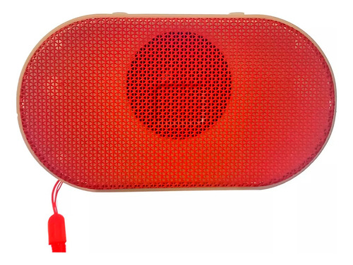 Mini Bocina Portatil C/luz Led Con Soporte Para Celular 1pza