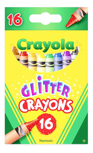 Crayola Crayones Glitter X 16 9 Cm Original