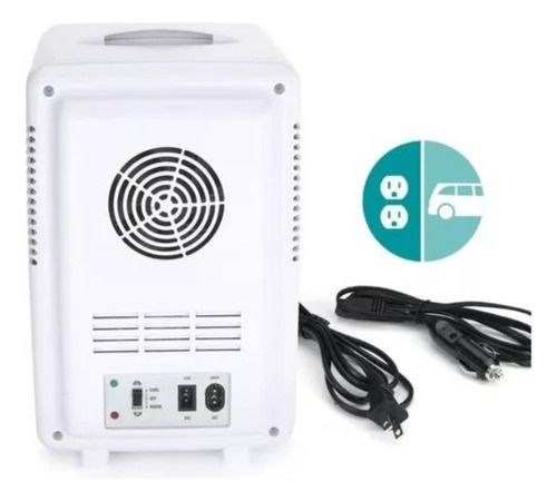 Mini Refrigerador Con Espejo Skincare 4 Litros Frio Y Calor