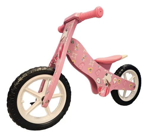 Bicicleta De Madera Ni os Chivita Fondo Rosa Cuotas sin inter s