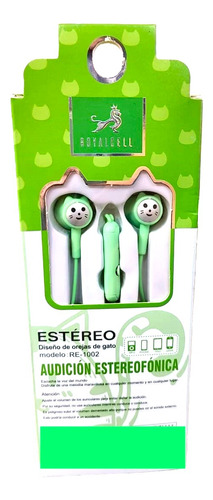 Auriculares Manos Libres Orejitas De Gatito Shp Tunishop