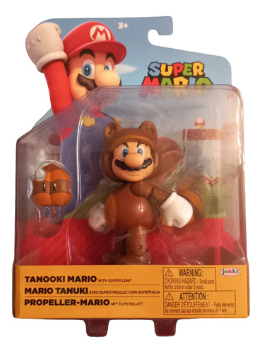 Figura Tanooki Mario 4 Pulgadas