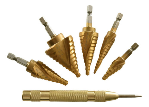 Juego De Brocas Escalonadas, Herramientas De Corte De Cono