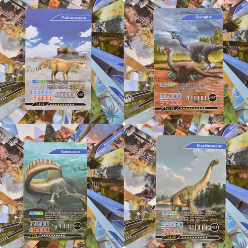 Tarjetas Coleccionables De Dinosaurios Tarjetas Flash Tarjet