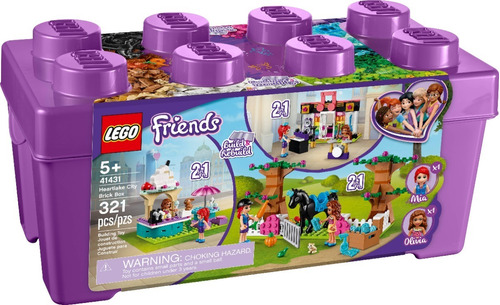 Lego Friends Caja Ladrillo De 321 Fichas 41431 Original