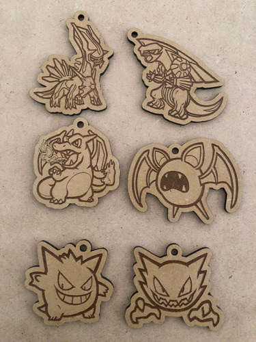 Imagen 8 de 10 de 2 Unidades - Llavero Pokémon
