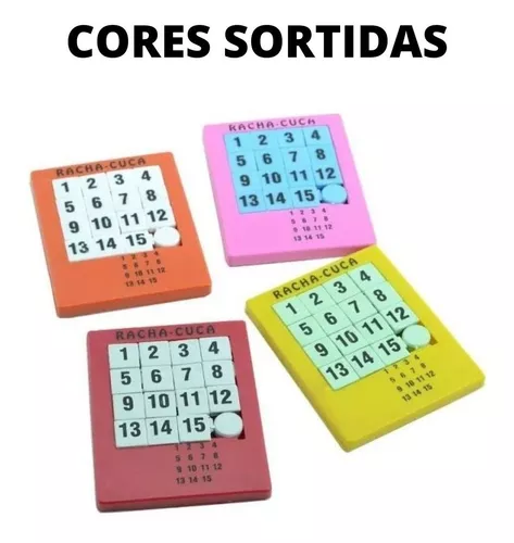 Kit 20 Quebra Cabeça Racha Cuca Letras e Números Lembrancinhas Presentes -  Dupari