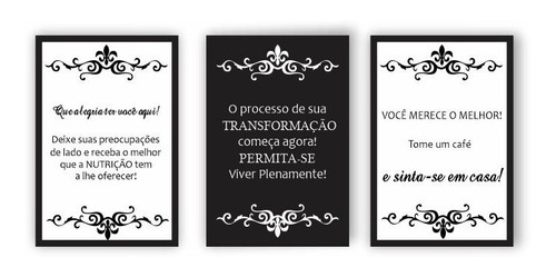 Placa Quadro Mdf 45x60cm Frase Nutrição Transformação Saúde