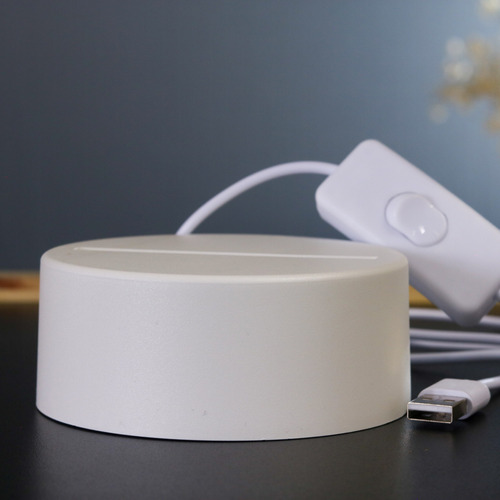 Luminária Led 3d Signo Leão - Abajur De Mesa
