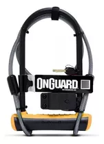 Comprar Candado Bicicleta Onguard U-lock 8154 Con Cable Color Amarillo