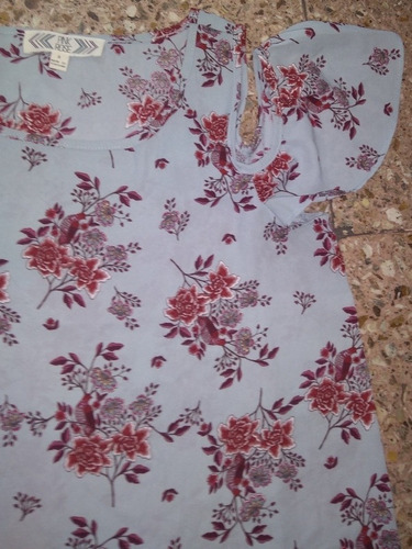 Remera Manga Corta Estampada Importada Pink Rose. Talle S