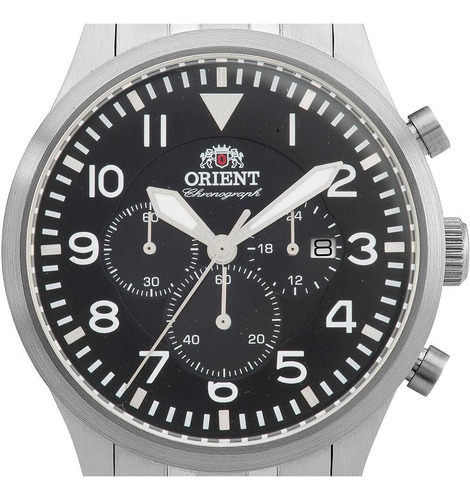 Relógio Orient Mbssc118 Masculino Original Sport Visor Preto