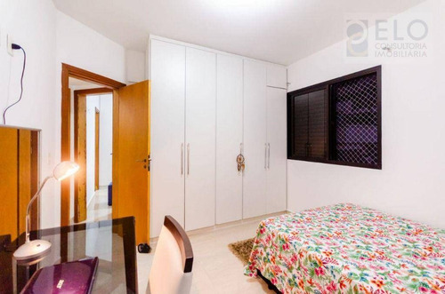Imagem 12 de 30 de Cobertura À Venda, 226 M² Por R$ 950.000,00 - Pompéia - Santos/sp - Co0012