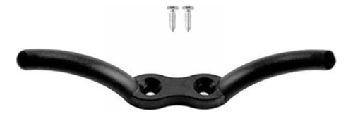 2 Cornamusa De Cuerda De Acero Inoxidable, Cornamusa Negro