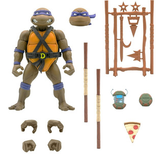 Figura Donatello x 4 Tortugas Ninja TUA02101 