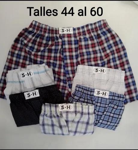 Calzoncillo Hombre Boxer Tela De Camisa S h Cuotas sin inter s