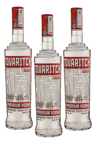 Pack De 3 Vodka Tovaritch! 750ml