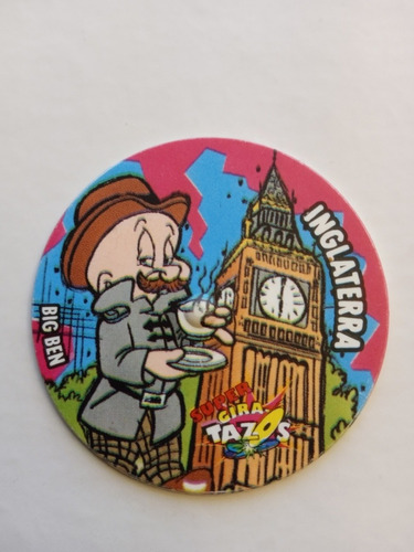 Tazo Gira Sabritas Inglaterra Big Ben Número 49 Año 1994