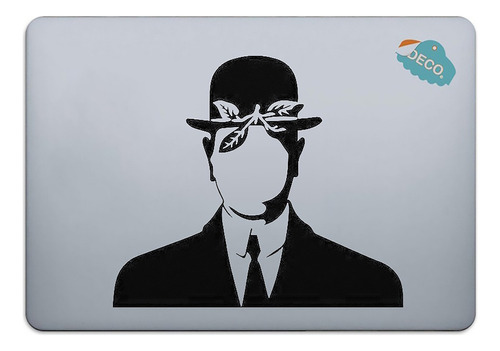 Sticker Para Laptop Magritte - El Hijo Del Hombre