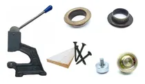 Comprar Maquina P\u002F Colocar Ojal + 200 Ojales 13mm Inox. Buzo +matriz