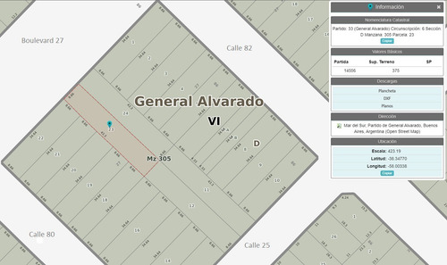 Imagen 10 de 17 de Vendo Lote Mar Del Sur Costa Atlántica Buenos Aires Rocas Negras Oferta Hasta Julio L23