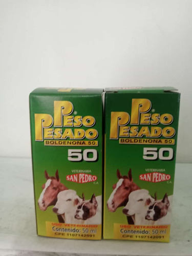 Peso Pesado Boldena 50mgs De Veterinaria San Pedro