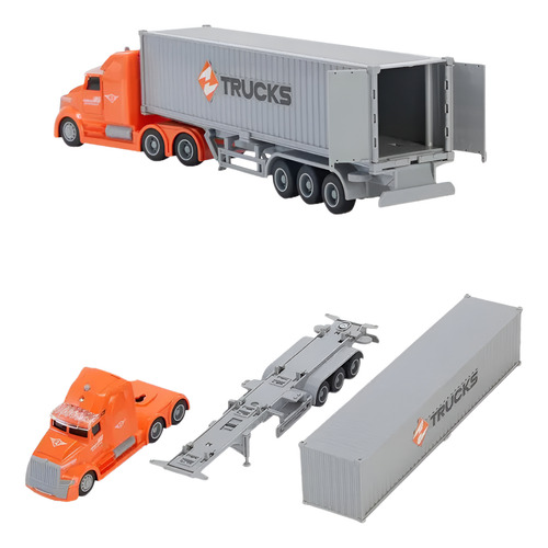 Camion Juguete Contenedor Container Truck Con Luz Y Sonido