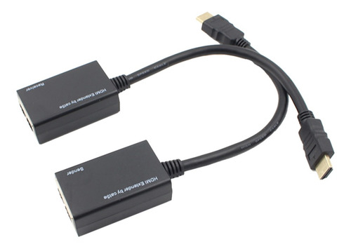 Extensão Hdmi 30m 1080p Cabo Lan Full Hd Extensor Hdmi