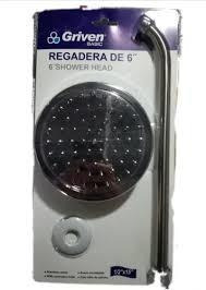 Regadera Cromada 6 Pulgadas Griven Original Ofertas 