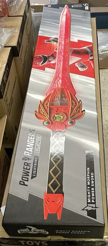 Power Rangers Red Ranger Sword Lightning Collection Hasbro