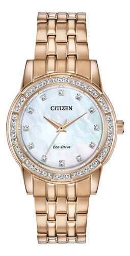 Citizen Silhouette Crystal Rose Gold Em0773-54d