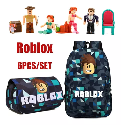 Roblox Lunch Bag Escola Estudantes Lunch Box Bag Lápis Case