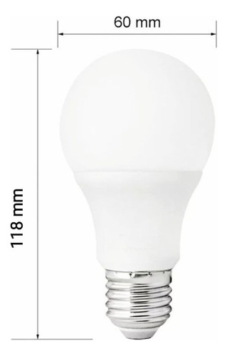Lâmpada Led 12w Bulbo Branco Frio 6500k 1018 Lm
