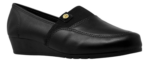 Mocasines Negros Casuales Zapatos Mujer Moleca 5156781