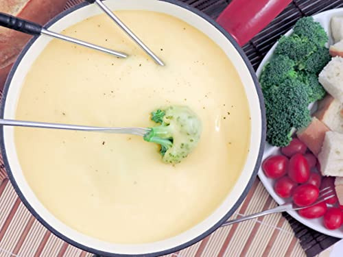 Swissmar Lugano Juego De Fondue De Queso De Hierro Fundido D