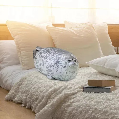 Stuffed seal plush pillow toy sale