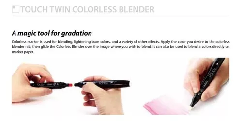 Shinhan Art Colorless Blender Touch Twin Brush Marker