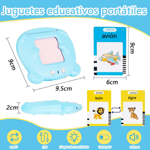 .juguetes Aprendizaje Tarjetas Lectura Español 224 Palabras