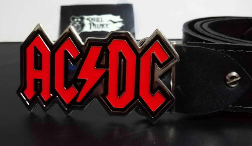 Correa Cinturón De Ac/dc Acdc Skpalace Cuero