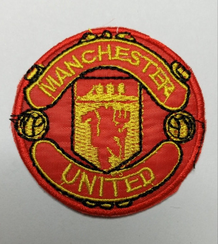 Parche Aplique Aplicacion Bordado Manchester United X Unidad
