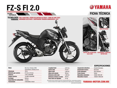 Imagen 5 de 15 de Yamaha Fz Fi 2.0