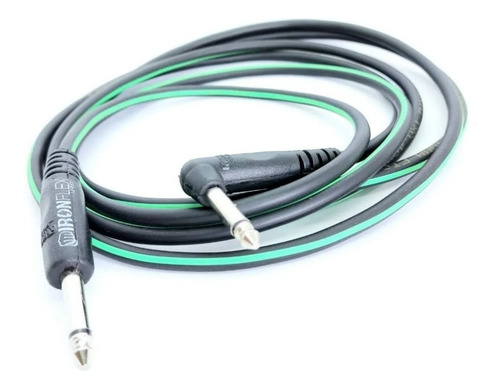 Cabo P10 Guitarra Baixo 3m Irom Flex Mac Cabos 0.40mm Cores