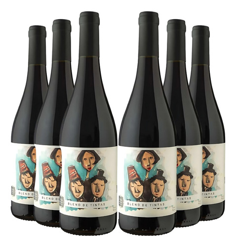Kit 6 Vinhos Uruguaio Casa Grande Tinto Blend Tintas 750ml