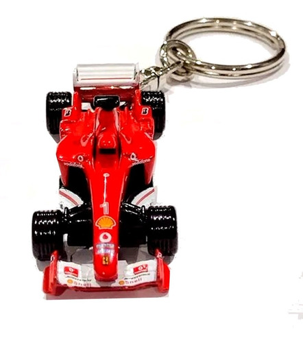 Imagen 1 de 8 de Llavero Ferrari Auto Metálico F1 Schumacher Producto Origina