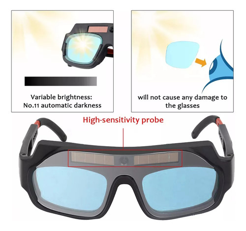 Lentes Protectoras De Soldadura Con Oscurecimiento Automátic