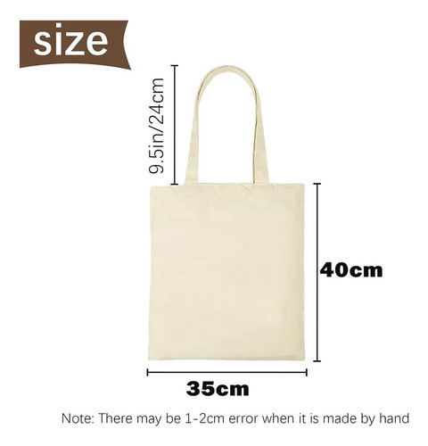 De 10 Bolsas Tote Bag De Manta Cruda 40 X 35 Cm. 100%