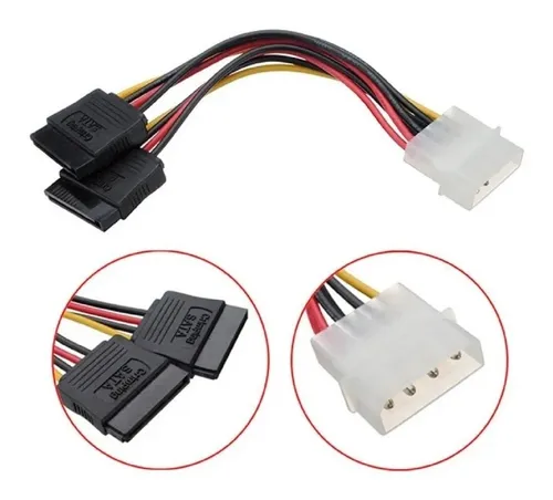 CABLE PODER SATA *2