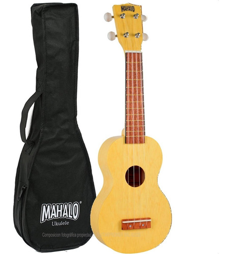 Imagen 2 de 10 de Ukelele Soprano Mahalo Kahiko Colores Funda Pua Envio Combo